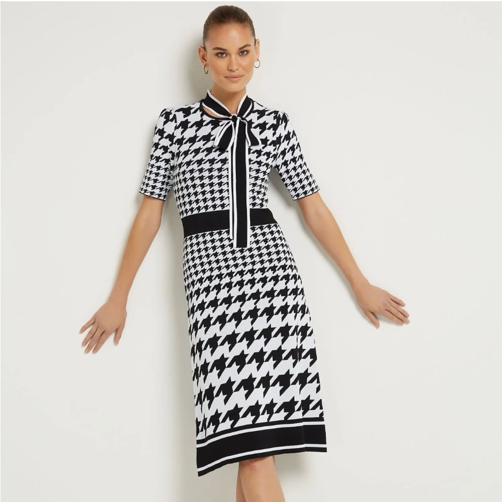 Houndstooth dress